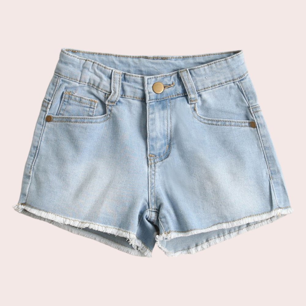 LITTLE GIRLS CLOTHES  DENIM SHORT
